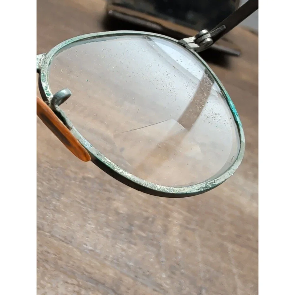 Vintage Fendall 25 Eyeglasses With Bi Focals And Case